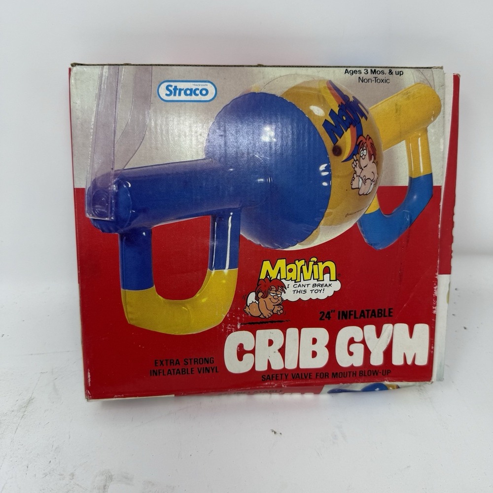 VTG 1983 MARVIN Walker Straco Inflatable Vinyl In Original Packaging